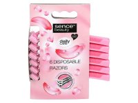 Sence dámské holící strojky 6ks/3-břitý